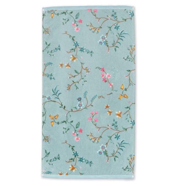 Coppia asciugamani Les Fleurs Blue
