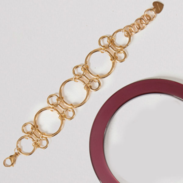 Bracciale Cerchi Oro Orizzonte
