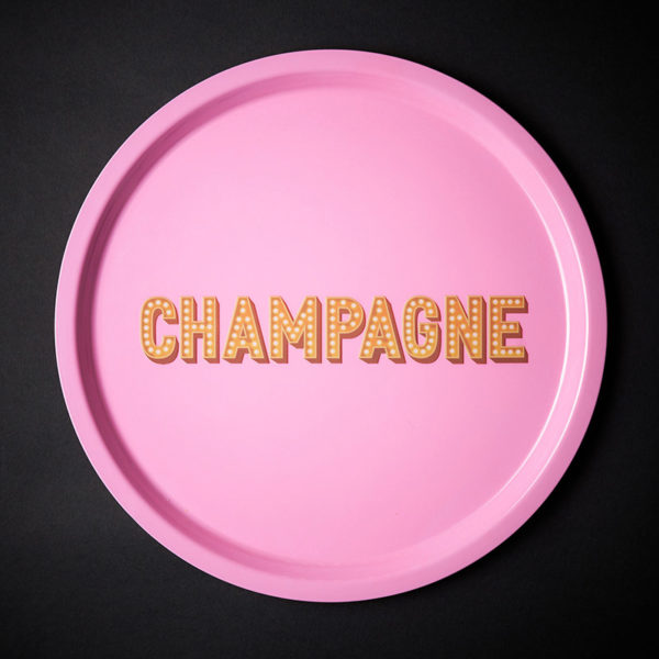 Vassoio Champagne Blogo design