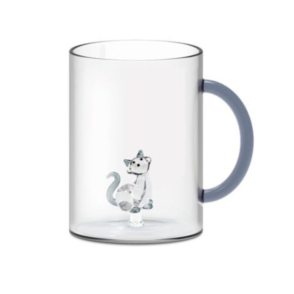 Tazza mug in vetro con gatto WD lifestyle