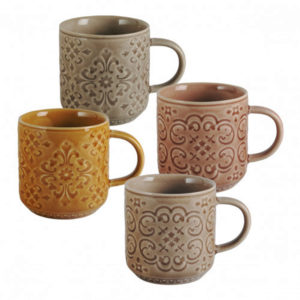 Set 4 mug Bella Terra del brand Mathilde M