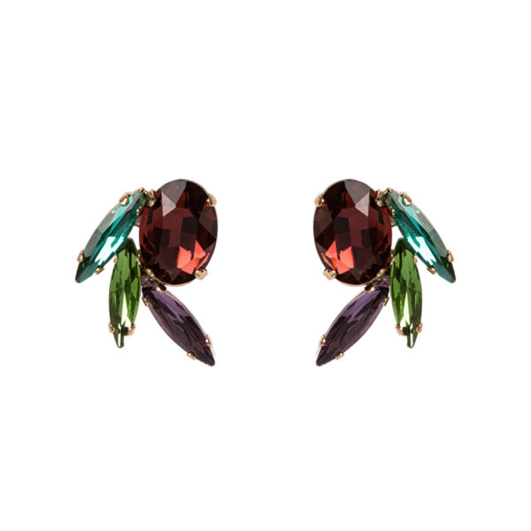 Orecchini con cristalli multicolor di Sodini Bijoux