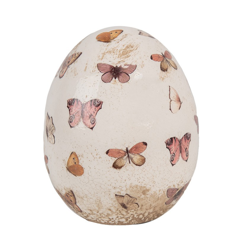 Decorazione uovo con farfalle Clayre & Eef