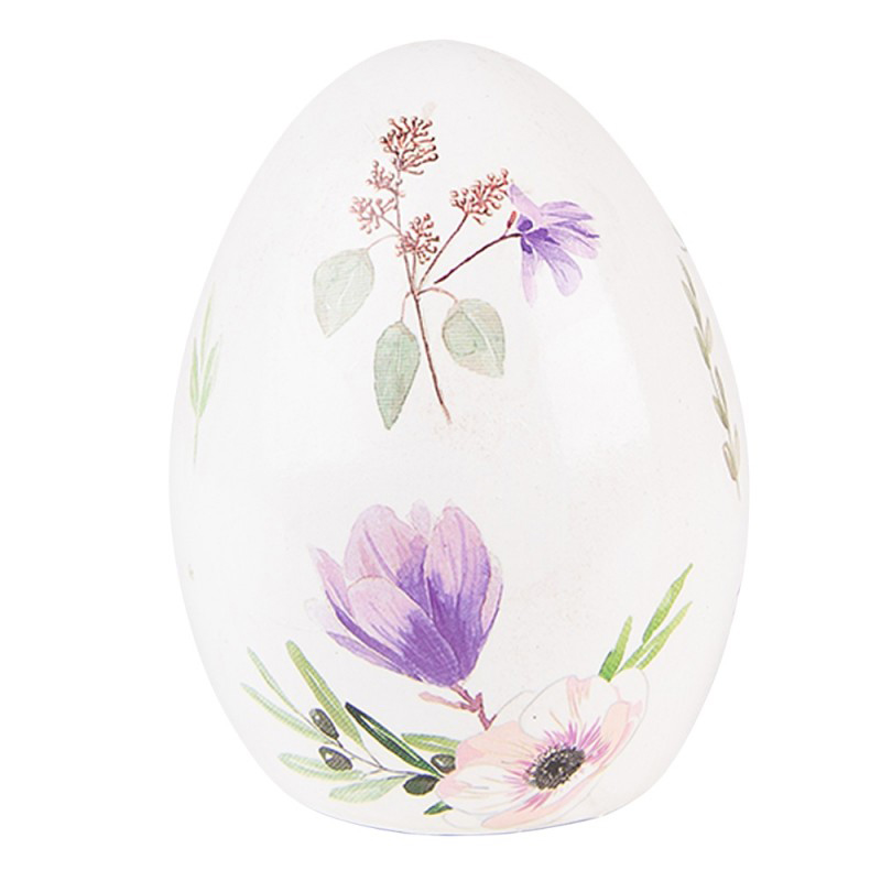 Decorazione uovo con fiori Clayre & Eef