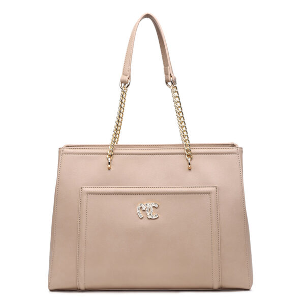 Borsa shopper taupe Francine Maria Celine