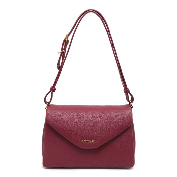 Borsa da spalla bordeaux Lizzie Maria Celine