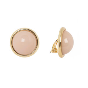 Orecchini con cabochon in cornice turchese Chantal di Sodini Bijoux