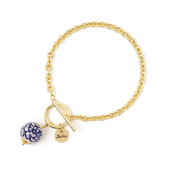 Bracciale rolò a sfera pendente Jasmine di Sodini Bijoux
