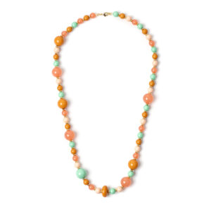 Collana boule e mini anelli multicolor Chantal Sodini Bijoux