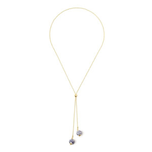 Collana con mini boule e due sfere Jasmine