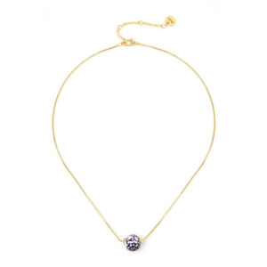 Collana corta a maglie veneziane e boule pendente Jasmine di Sodini Bijoux