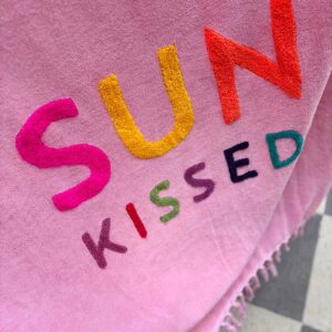 Telo mare rosa Sun Kissed di Marinette Saint Tropez