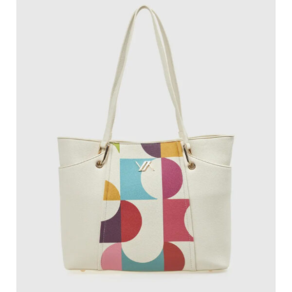 Borsa shopper multicolore di Verde Fashion