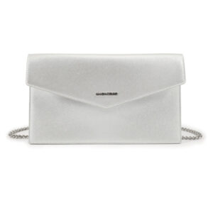 Borsa a bustina argento Papavero di Maria Celine