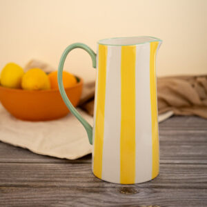 Brocca a righe giallo Sintra di Wd Lifestyle