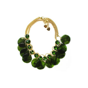 Collana girocollo verde oliva Moonshine Dolman Bijoux