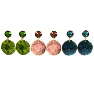 Orecchini blu pavone Moonshine Dolman Bijoux