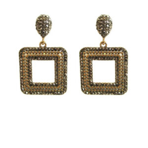 Orecchini quadrato Futura Dolman Bijoux