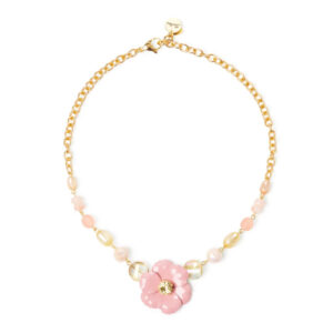 Collana girocollo con fiore della linea Santa Margherita di Sodini Bijoux