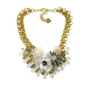 Collana girocollo floreale Narciso di Dolman Bijoux