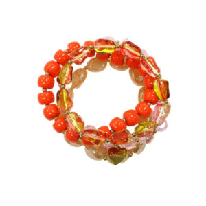 Bracciale elastico multifili Papaya di Dolman Bijoux