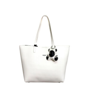 Borsa shopper bianca reversibile Margery di Giorgio Idee