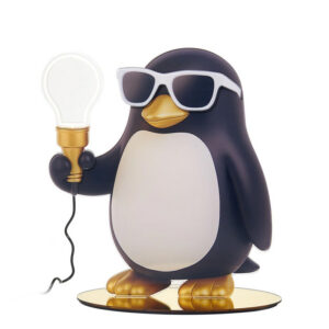 Lampada da tavolo Pinguino in PMMA
