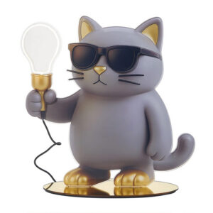 Lampada da tavolo decorativa Lucepet GATTO