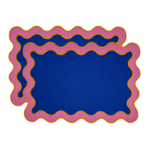 Set 2 tovagliette in cotone magenta WD931MA