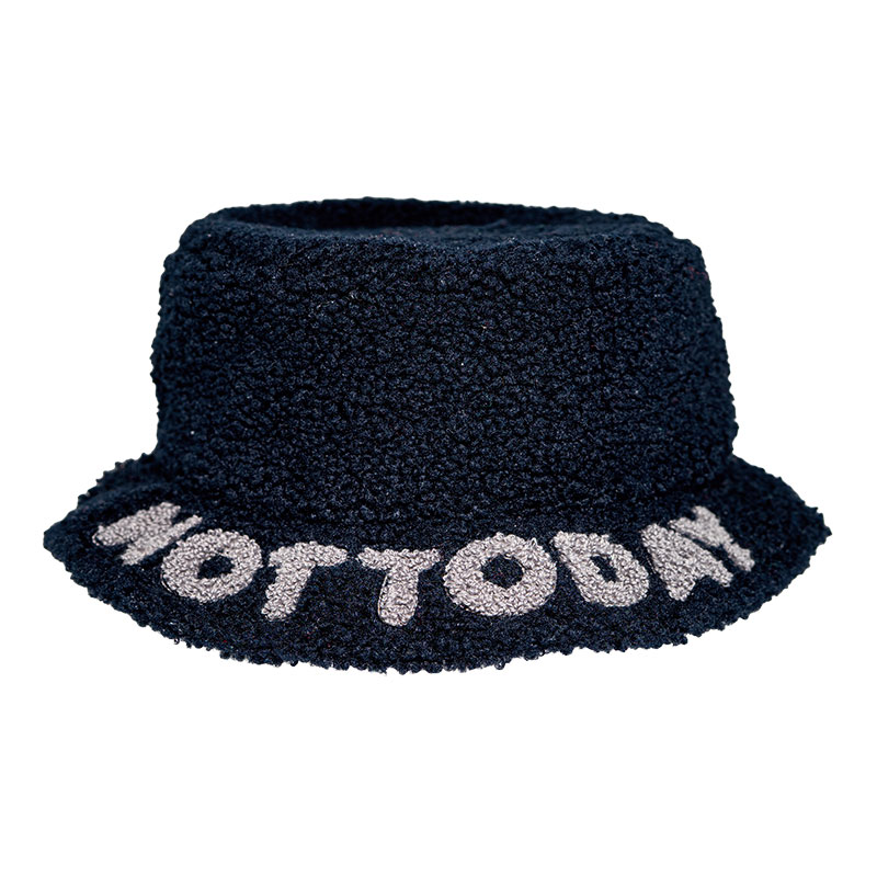 Cappello bucket effetto bouclé Not Today Cappello bucket nero effetto bouclé Not Today WD Lifestyle