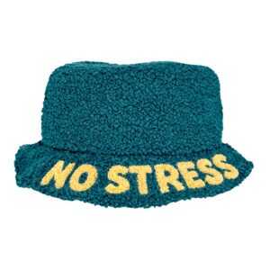 Cappello bucket verde petrolio effetto bouclé No Stress WD Lifestyle